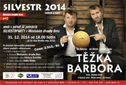 Silvestrparty v Městském divadle Brno 31. 12. 2014